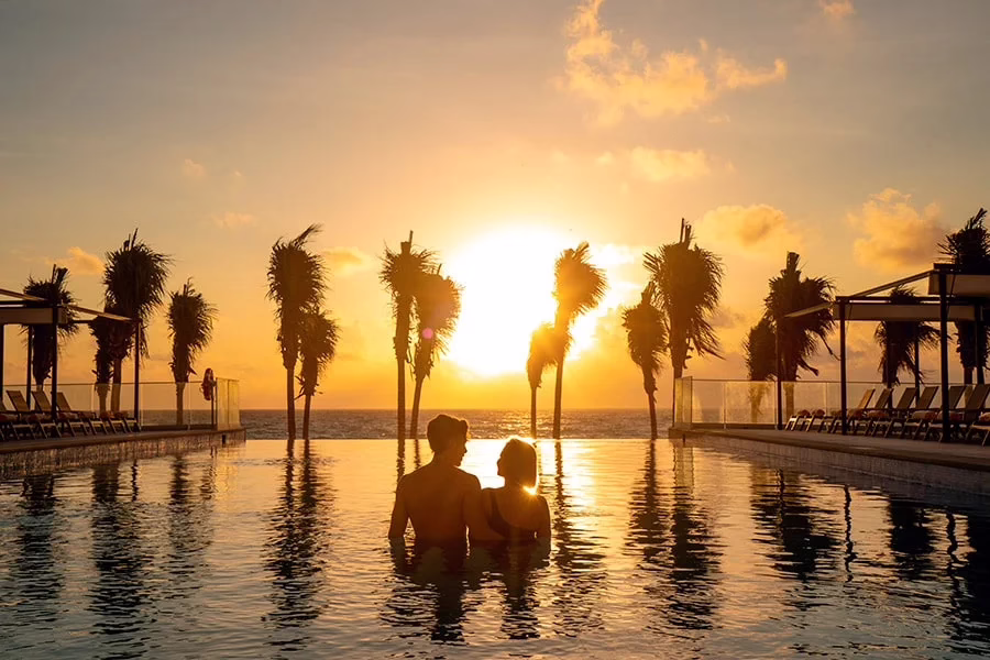 sunset-pool